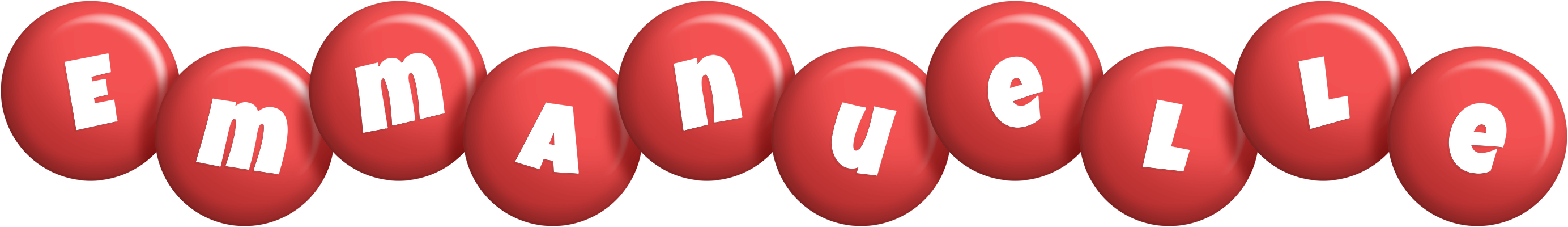 Emmanuelle candy-red logo