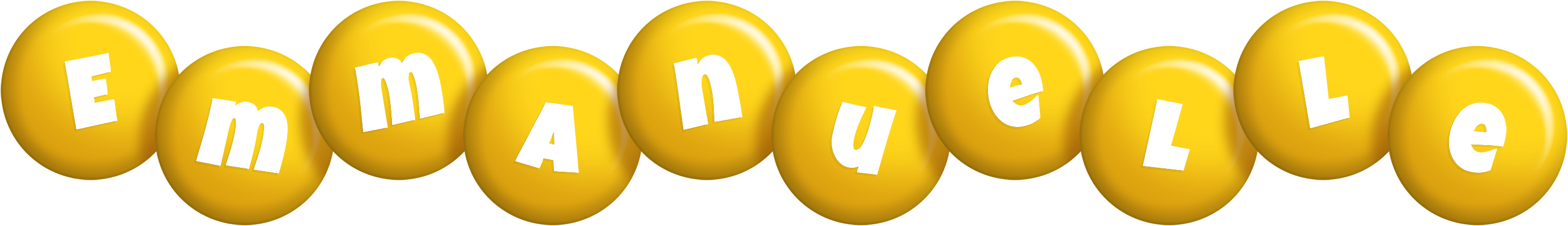 Emmanuelle candy-yellow logo