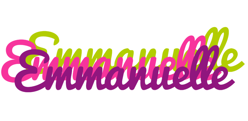 Emmanuelle flowers logo