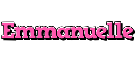 Emmanuelle girlish logo