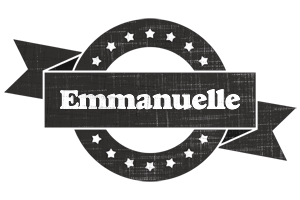 Emmanuelle grunge logo