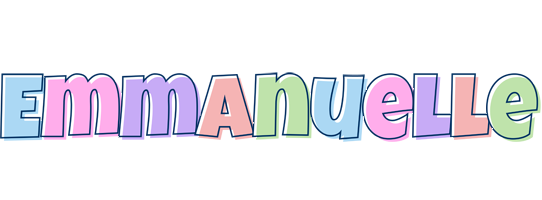 Emmanuelle pastel logo