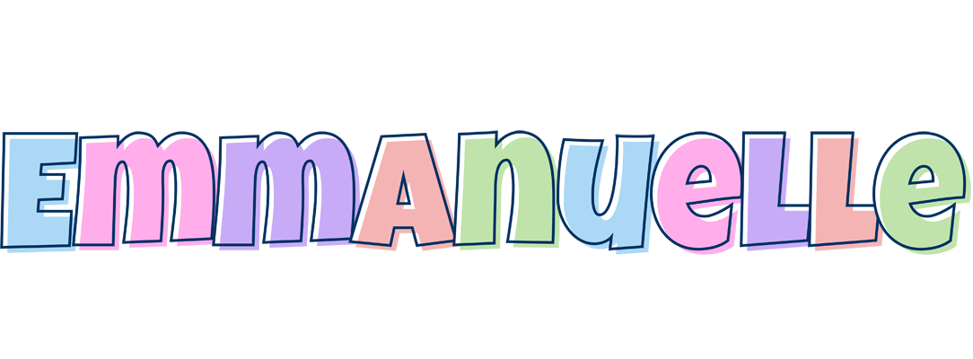 Emmanuelle pastel logo