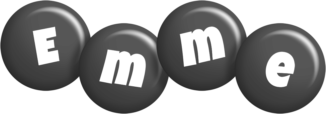 Emme candy-black logo