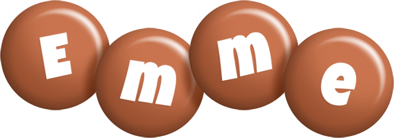 Emme candy-brown logo