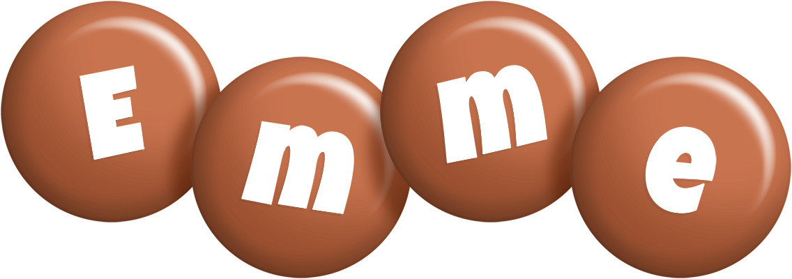 Emme candy-brown logo
