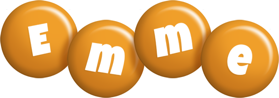 Emme candy-orange logo