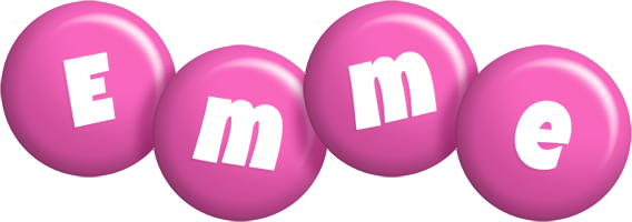 Emme candy-pink logo