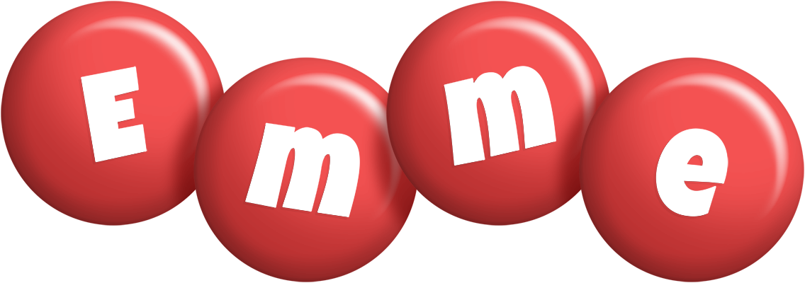 Emme candy-red logo