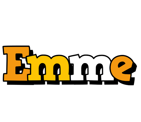Emme cartoon logo