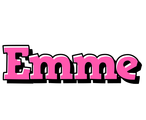 Emme girlish logo