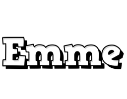 Emme snowing logo