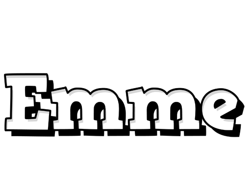 Emme snowing logo