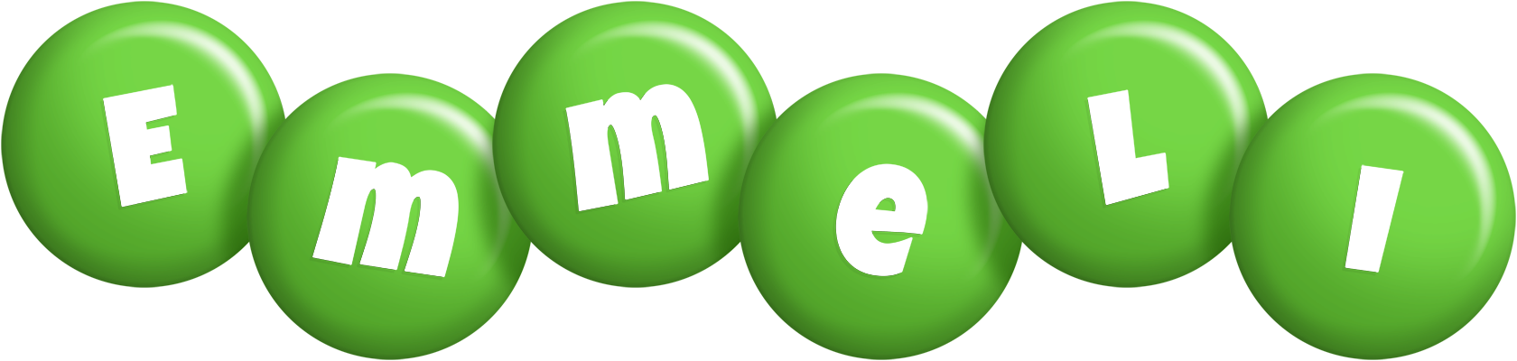 Emmeli candy-green logo