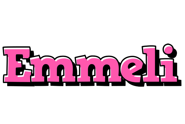 Emmeli girlish logo