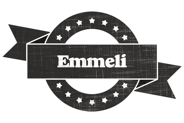 Emmeli grunge logo