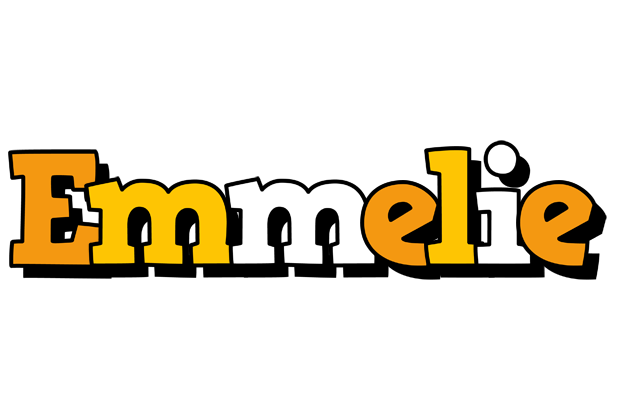 Emmelie cartoon logo