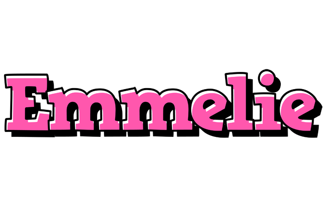 Emmelie girlish logo