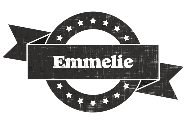 Emmelie grunge logo