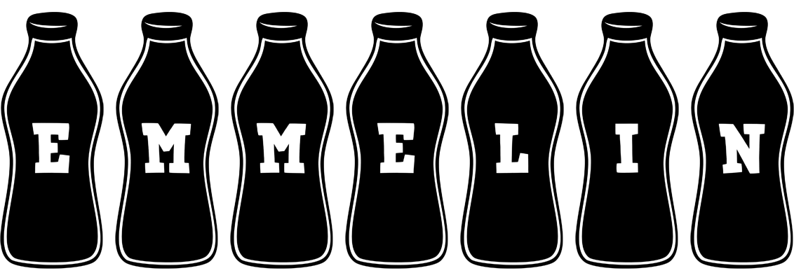 Emmelin bottle logo