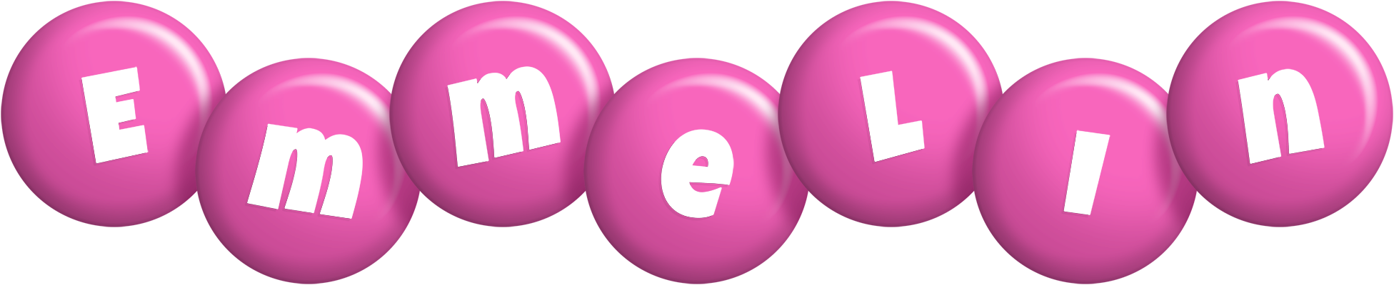 Emmelin candy-pink logo
