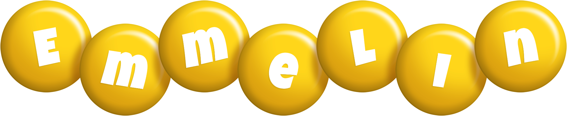 Emmelin candy-yellow logo