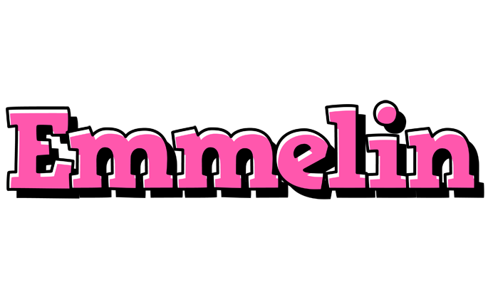 Emmelin girlish logo
