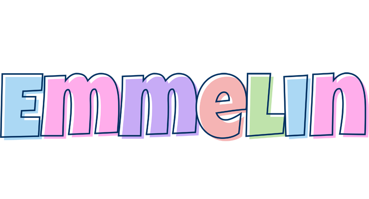Emmelin pastel logo