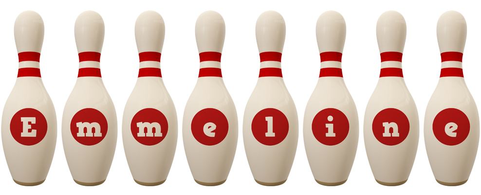 Emmeline bowling-pin logo