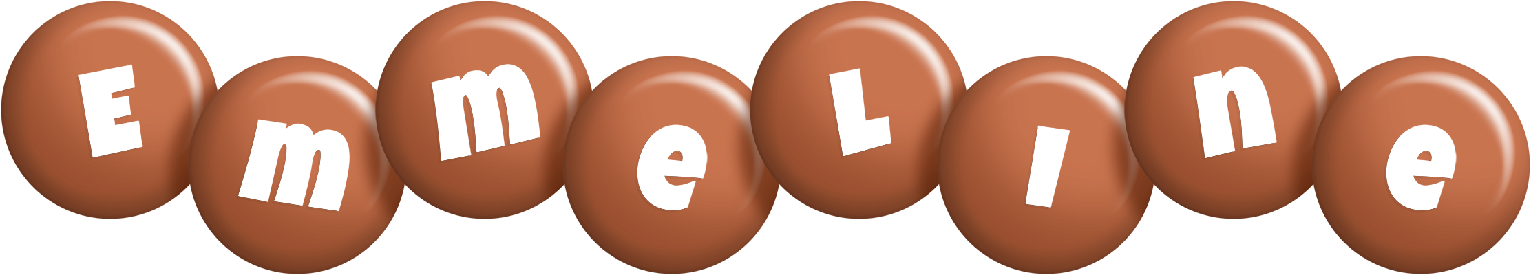 Emmeline candy-brown logo