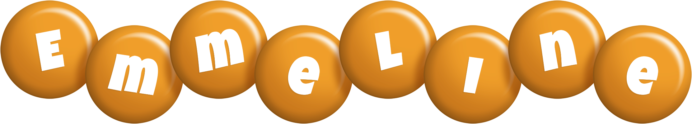 Emmeline candy-orange logo