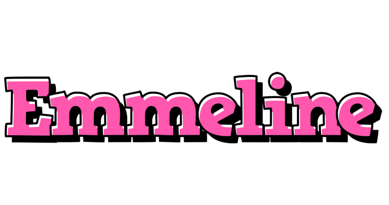 Emmeline girlish logo