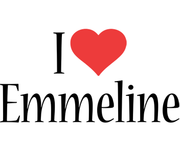 Emmeline i-love logo