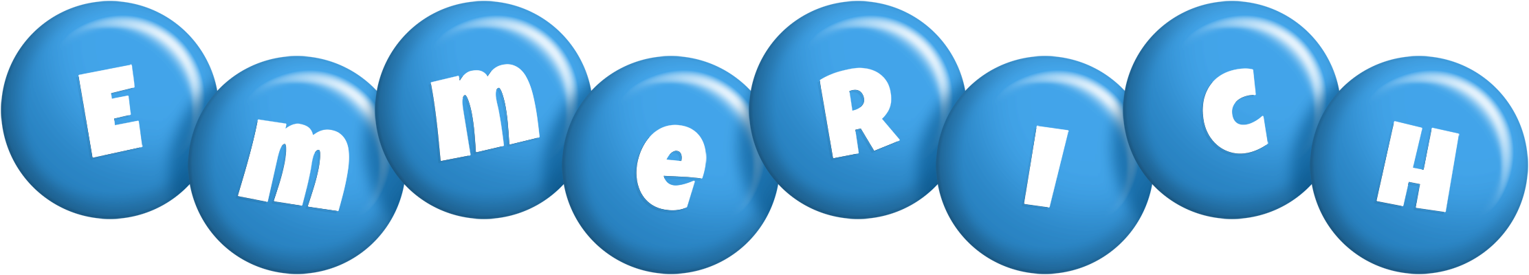 Emmerich candy-blue logo