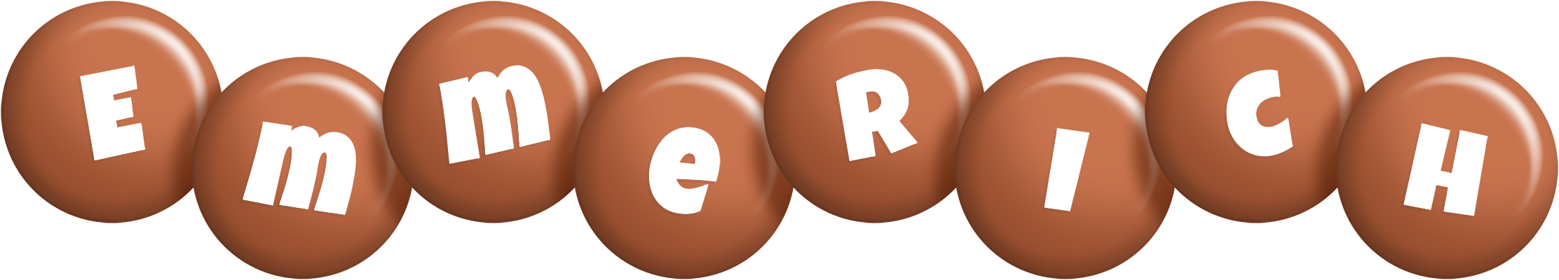 Emmerich candy-brown logo