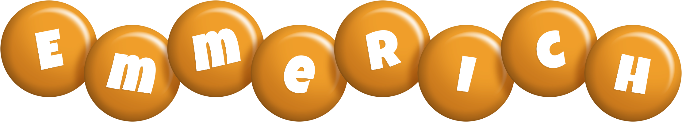 Emmerich candy-orange logo