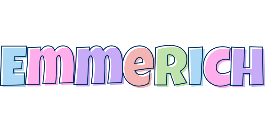 Emmerich pastel logo