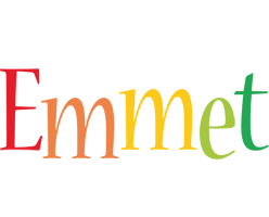 Emmet birthday logo