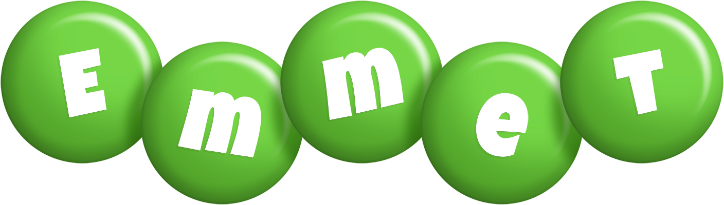 Emmet candy-green logo