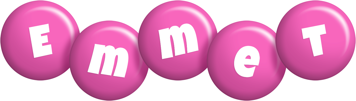 Emmet candy-pink logo