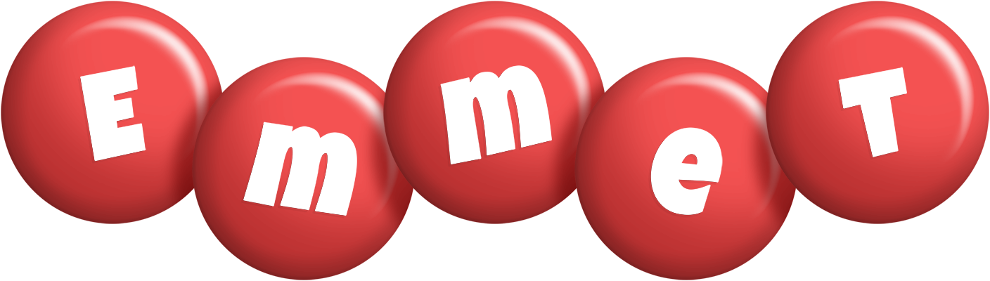 Emmet candy-red logo