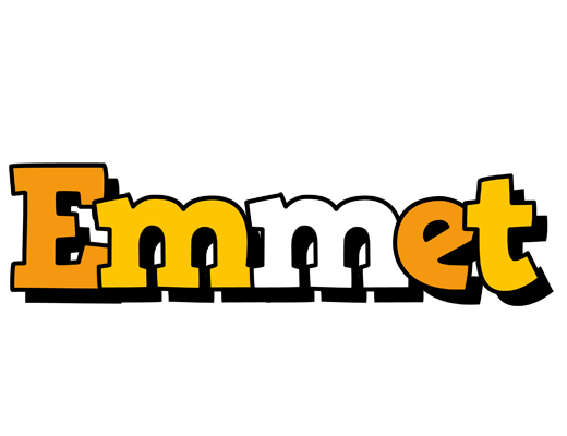 Emmet cartoon logo