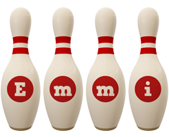Emmi bowling-pin logo
