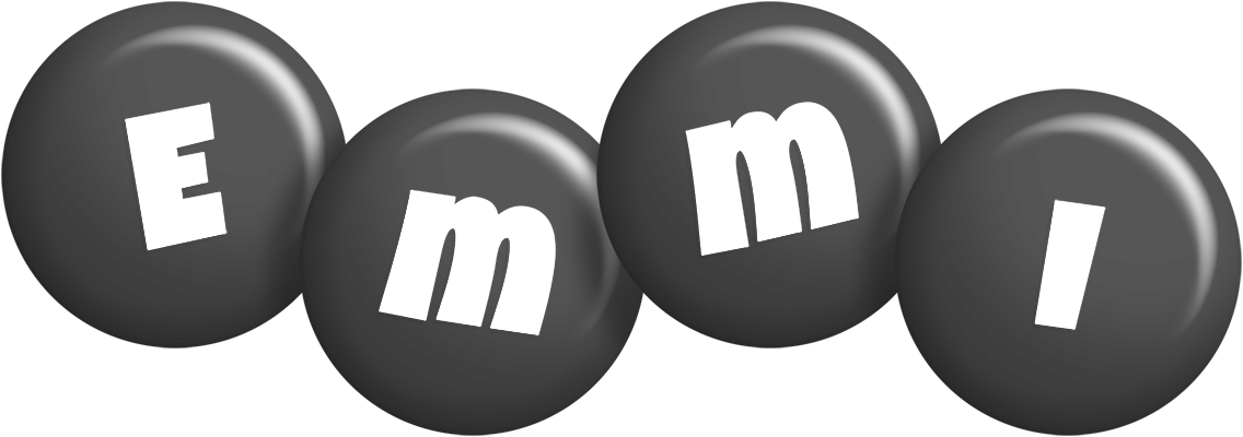Emmi candy-black logo