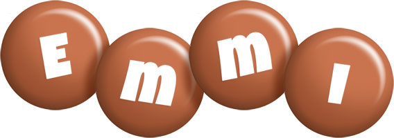 Emmi candy-brown logo