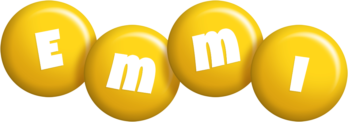 Emmi candy-yellow logo
