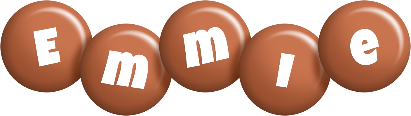 Emmie candy-brown logo