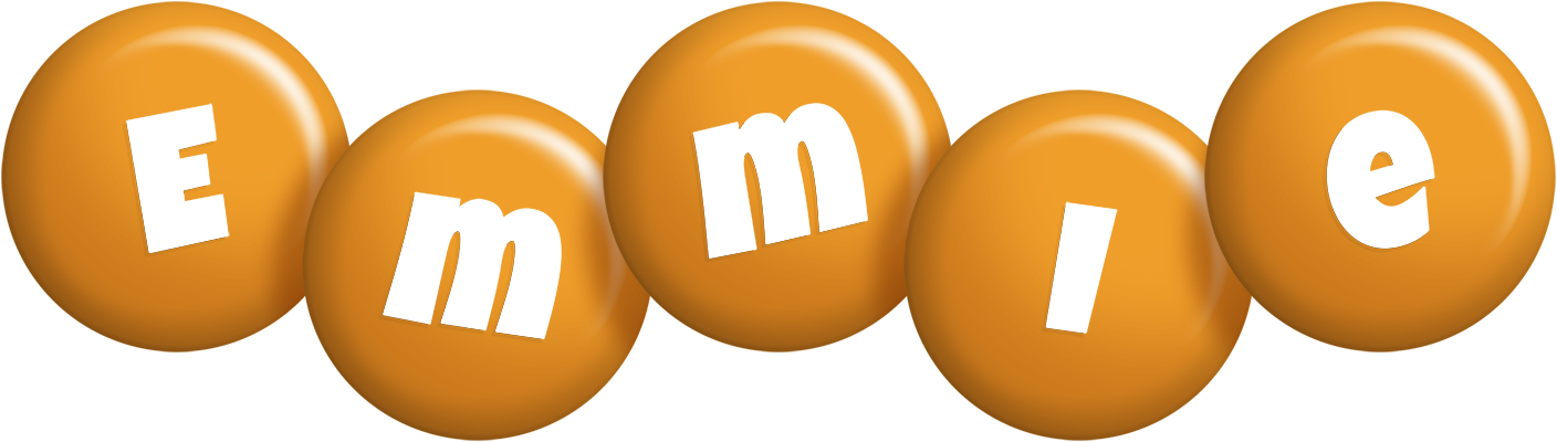Emmie candy-orange logo