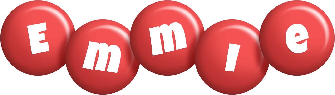 Emmie candy-red logo
