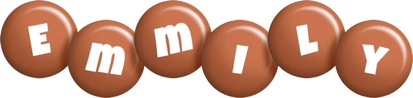 Emmily candy-brown logo